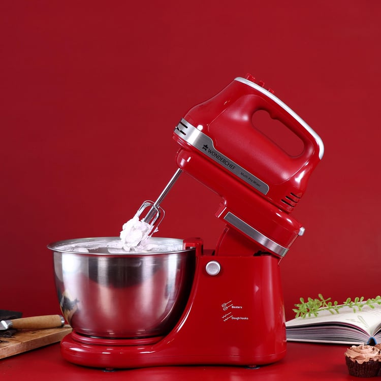 WONDERCHEF Crimson Edge Stand Mixer- 4.5 L