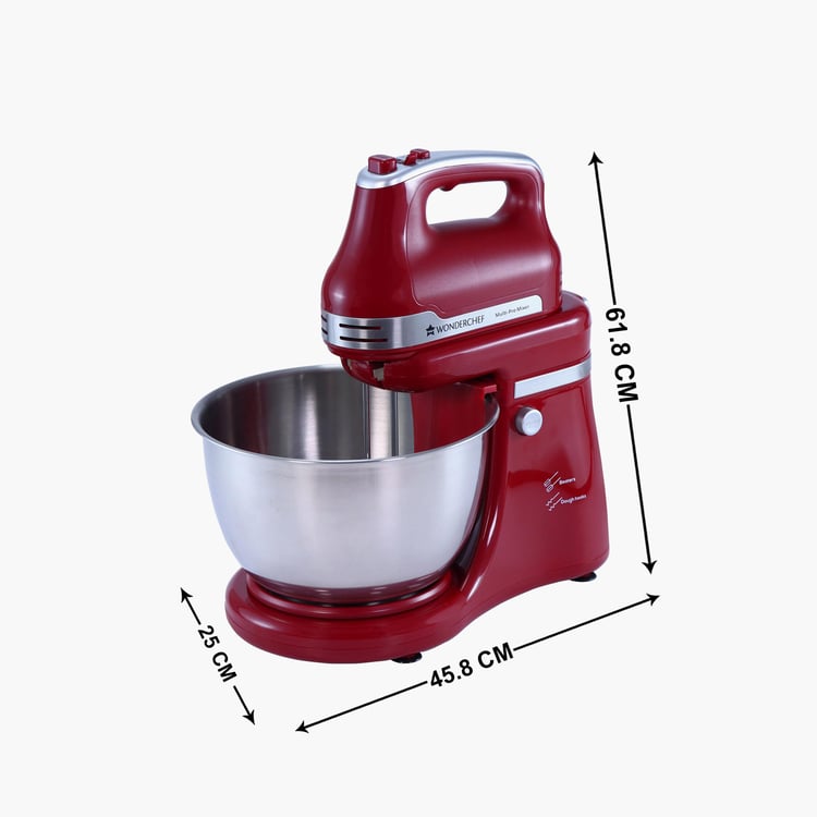 WONDERCHEF Crimson Edge Stand Mixer- 4.5 L