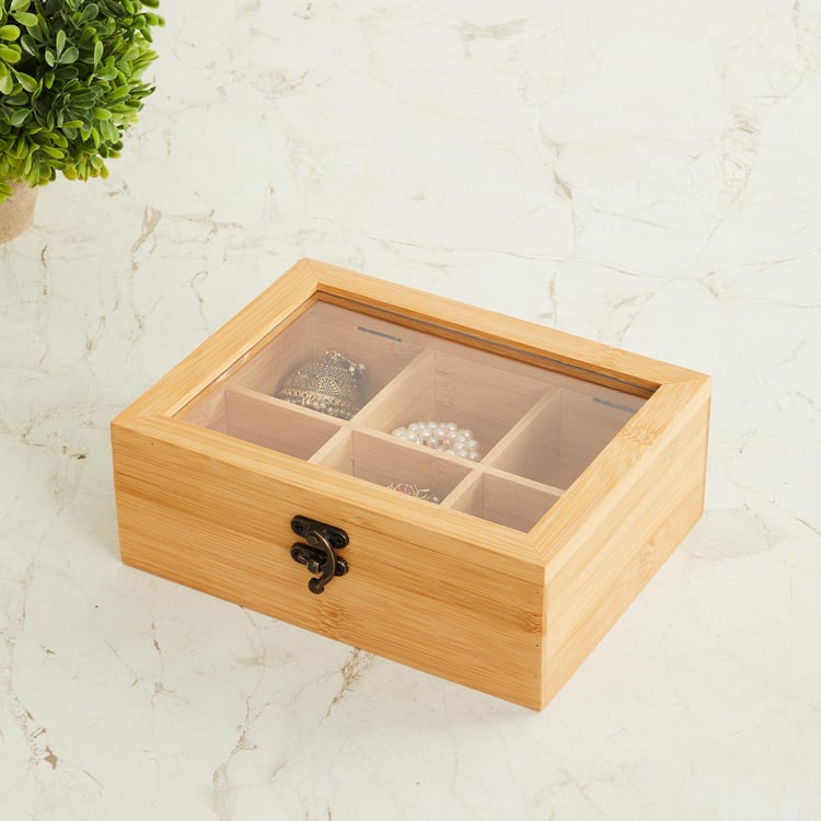 Regan Bamboo Compartment Box