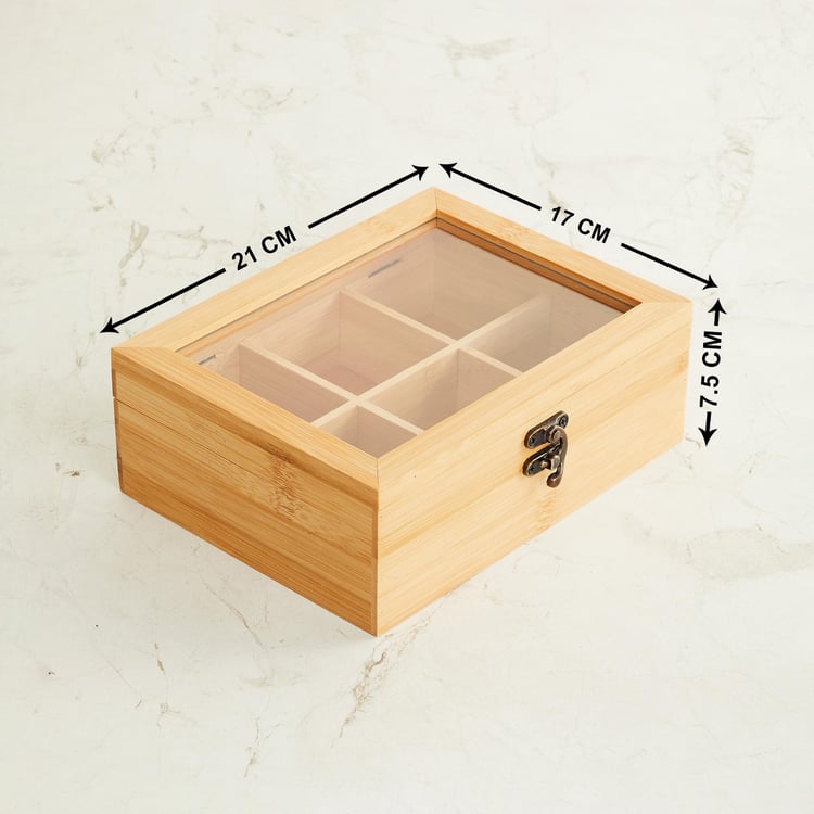 Regan Bamboo Compartment Box