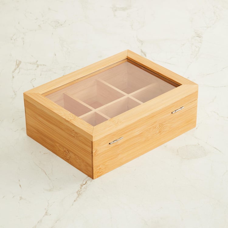 Regan Bamboo Compartment Box