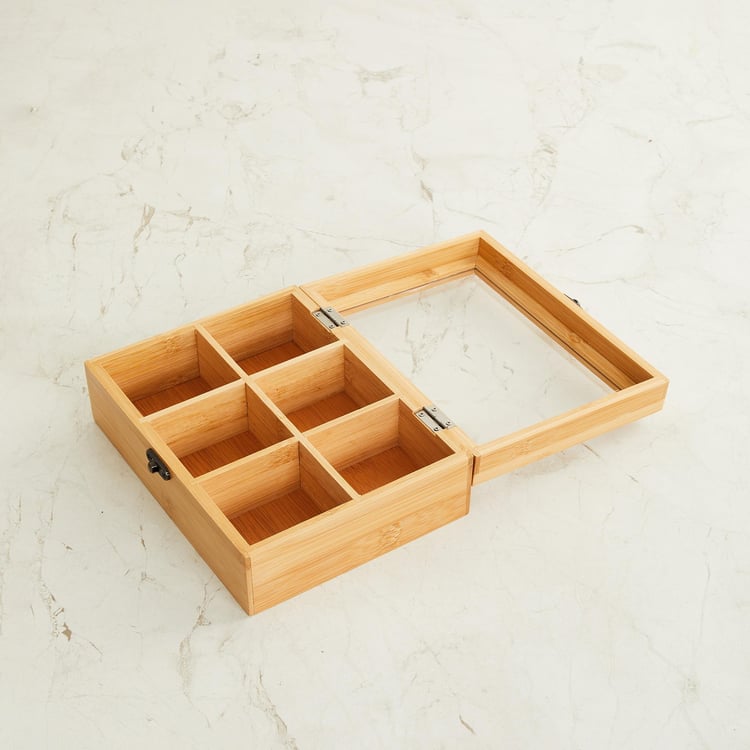 Regan Bamboo Compartment Box