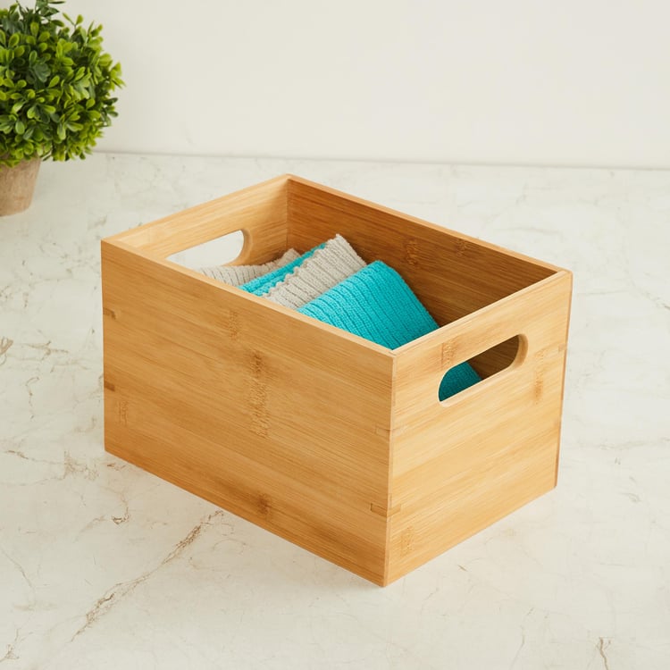 Regan Bamboo Laundry Container