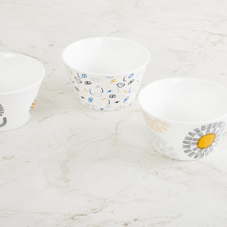 Mandarin Urban Bone China Bowl - 620ml - Set of 3