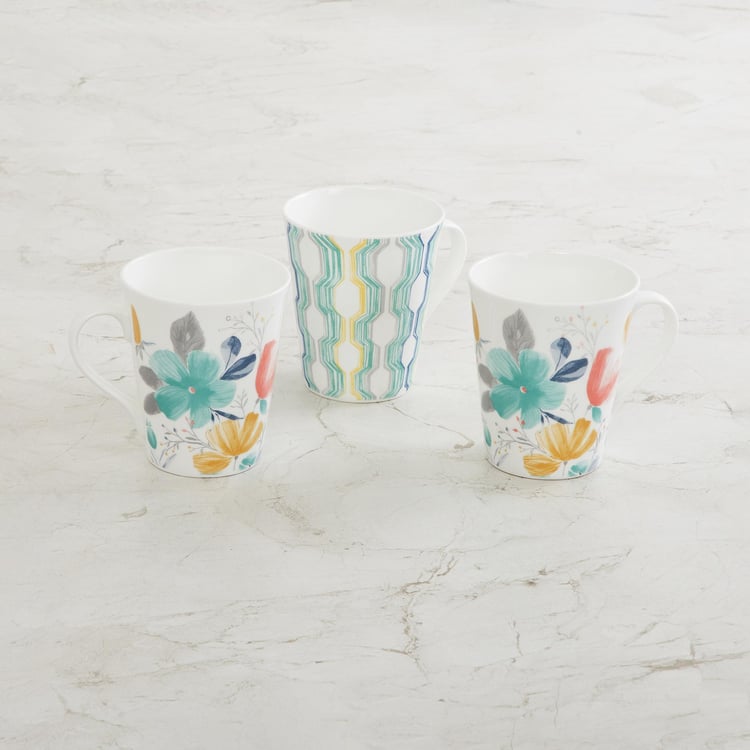 Mandarin Quite Nature Mug - 240ml - Set of 3
