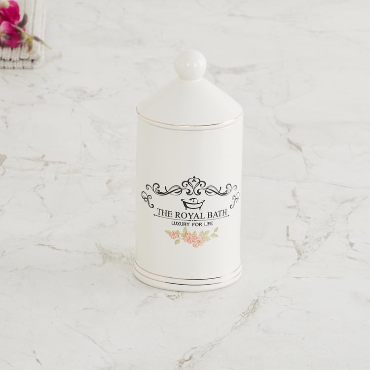 Royal Bath Ceramic Cotton Box