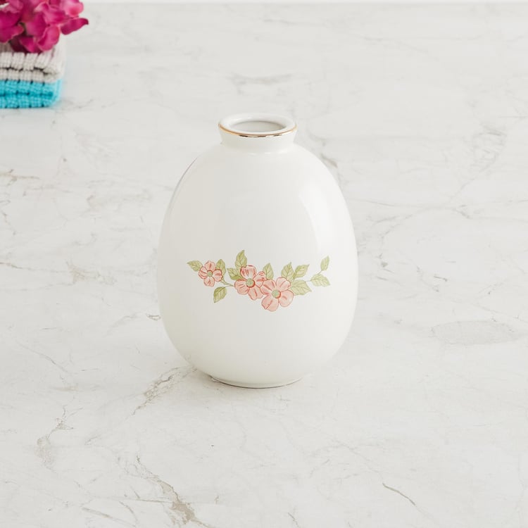 Royal Bath Ceramic Decal Vase