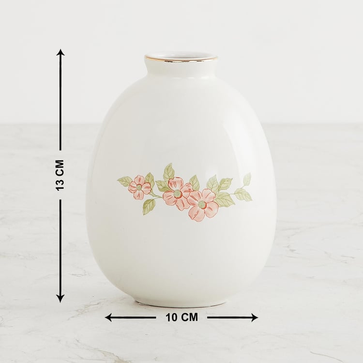 Royal Bath Ceramic Decal Vase
