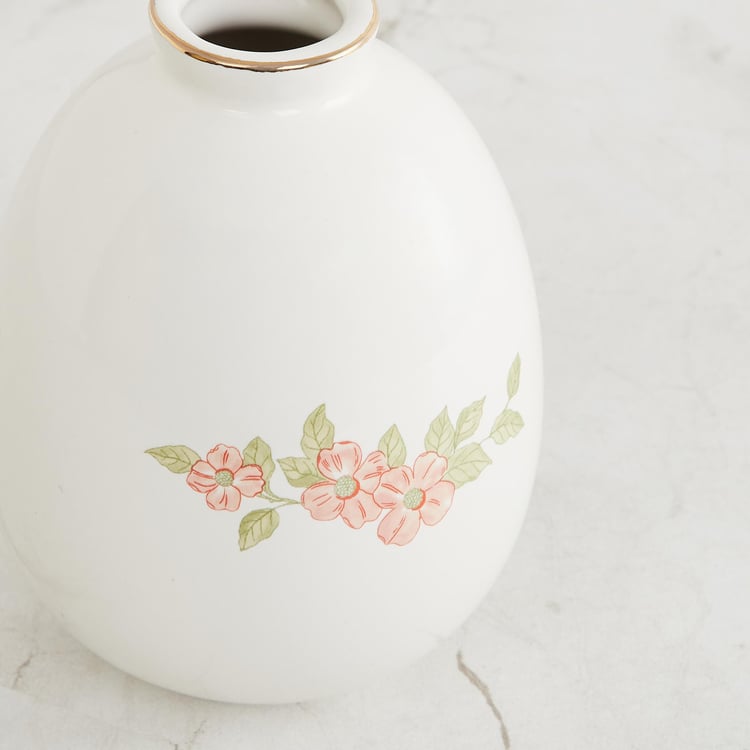 Royal Bath Ceramic Decal Vase