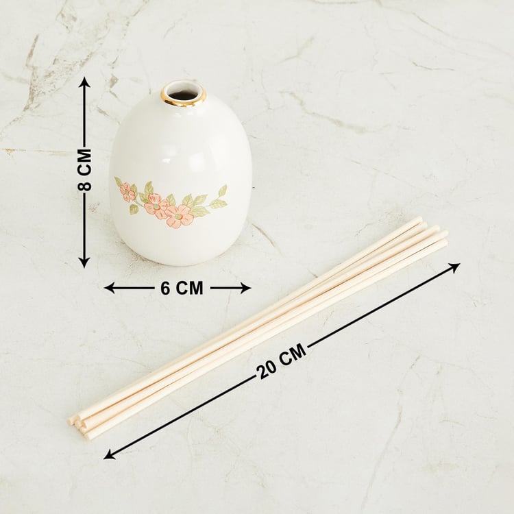 Royal Bath Ceramic Decal Reed Diffuser Set