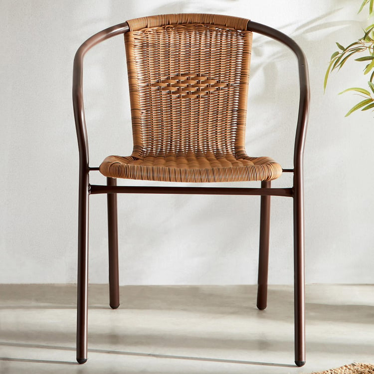Fullerton Polyrattan Chair - Brown