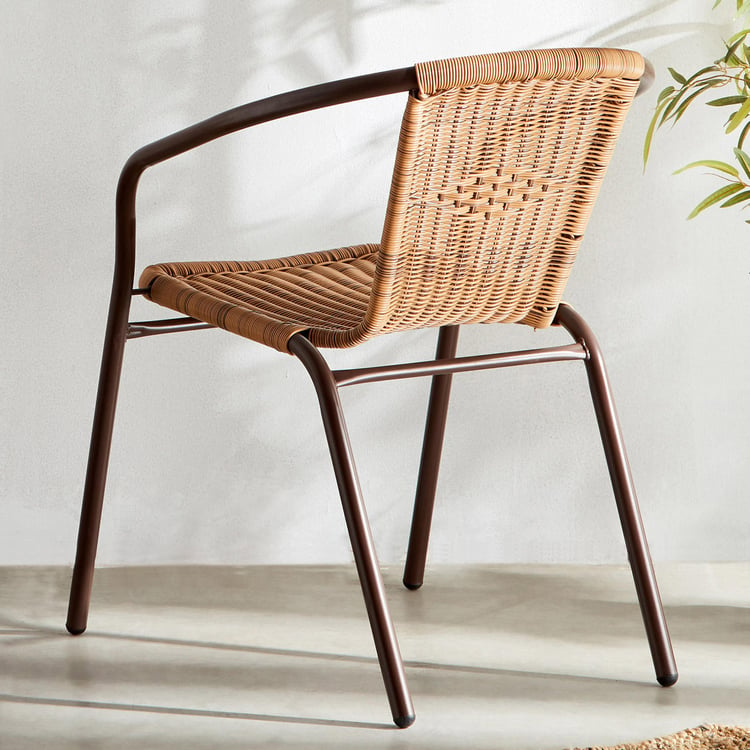 Fullerton Polyrattan Chair - Brown