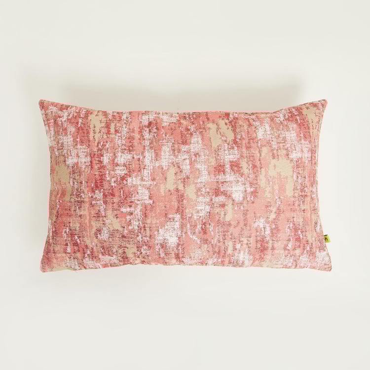 My Bedding Bishop Jacquard Pink Cushion Cover- Set of 2- 30 x 50 cm