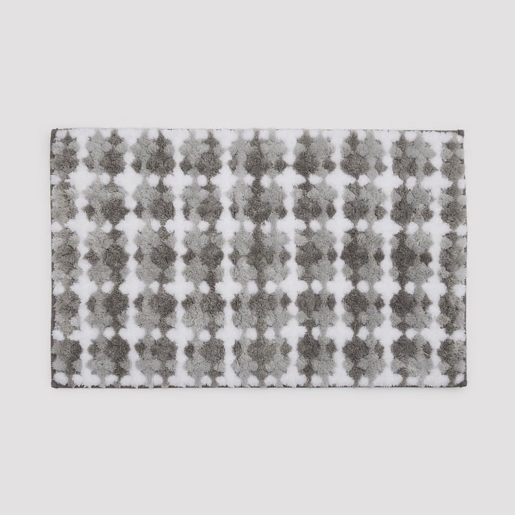 Berlin Grey Textured Bathmat - 50x75cm