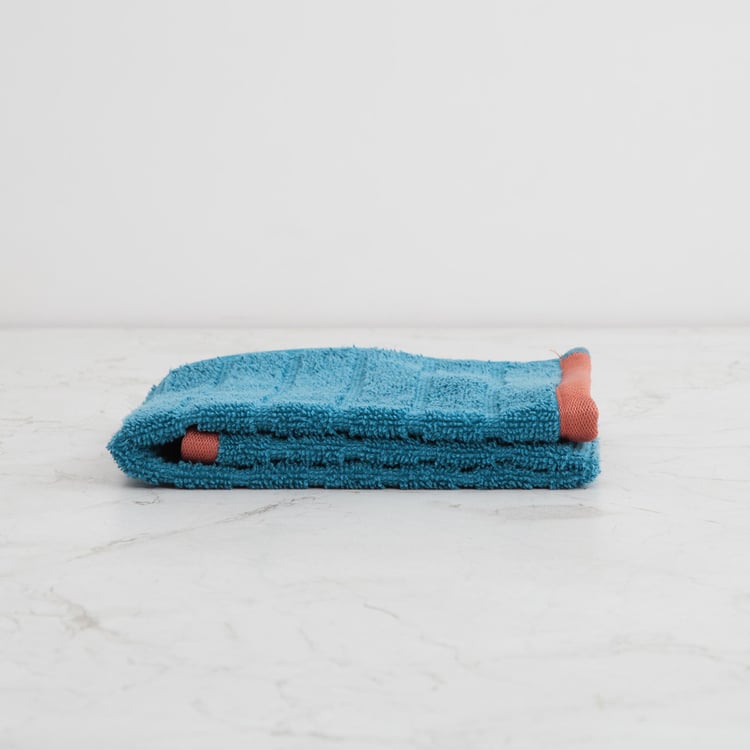 Mekong Ribbed Cotton Hand Towel - 35 x 55 cm