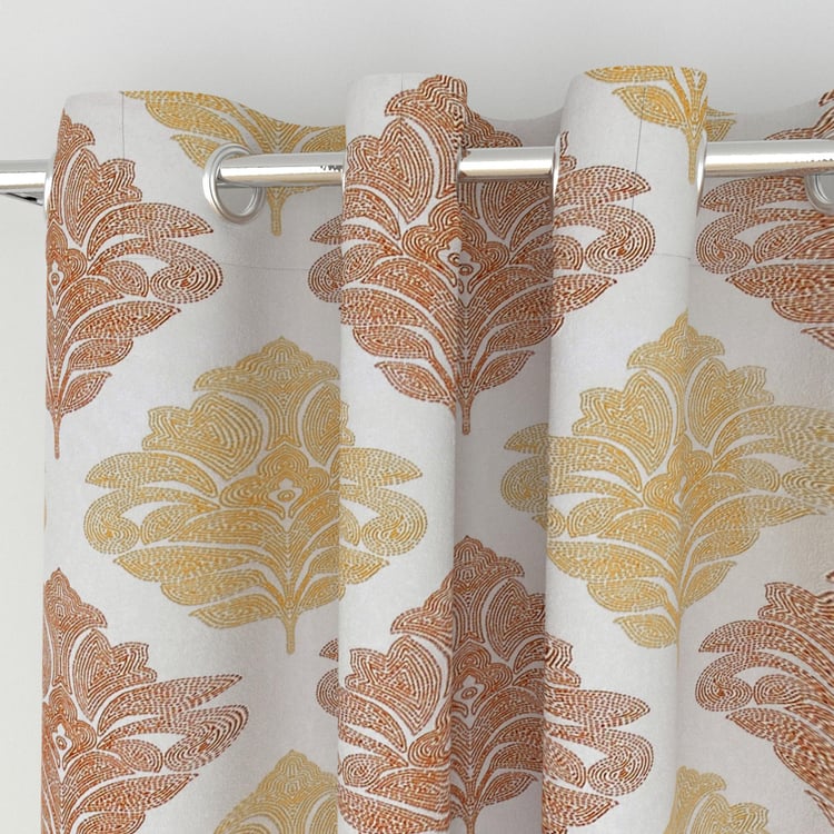 Saddle Multicolour Printed Super Soft Durable Cotton Door Curtain - 110x270cm