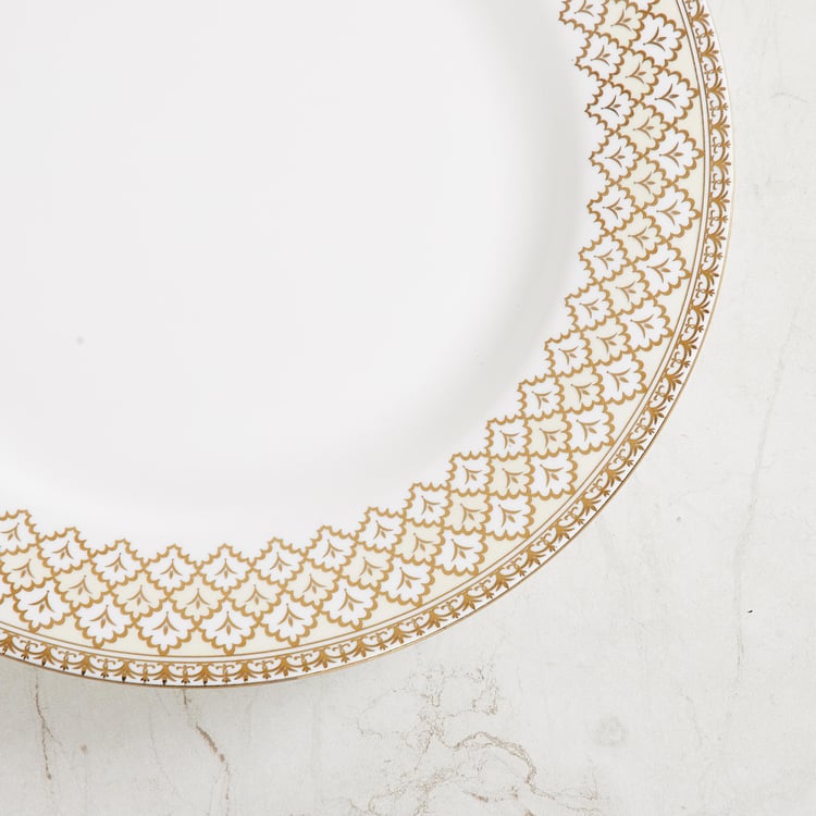 Fiesta-Ebony Printed Dinner Plate - 28 cm