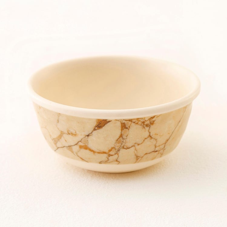 Fiesta Beige Textured Melamine Veg Bowl - 250 ml - 10.5 x 5 cm