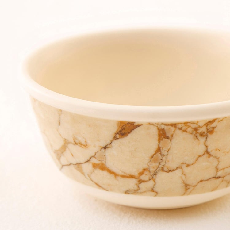 Fiesta Beige Textured Melamine Veg Bowl - 250 ml - 10.5 x 5 cm