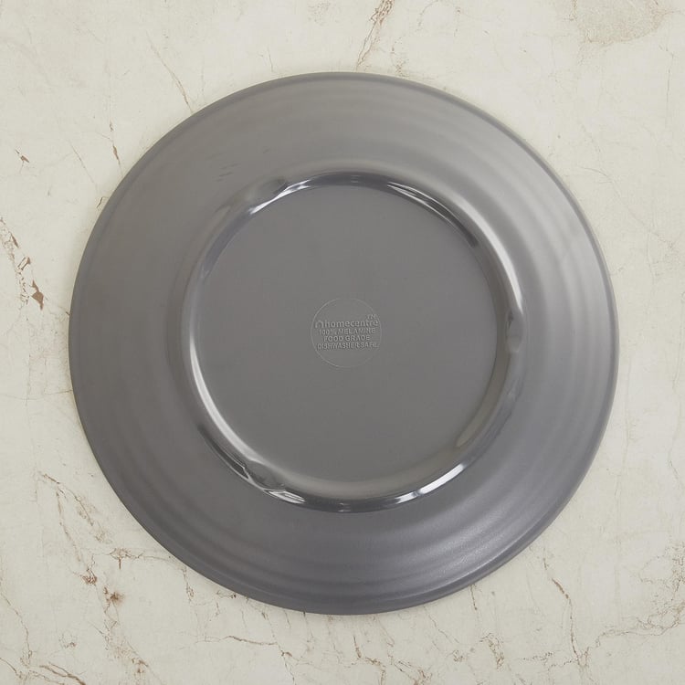 Fiesta Persian Round Dinner Plate-Melamine- 26.5cm- Grey