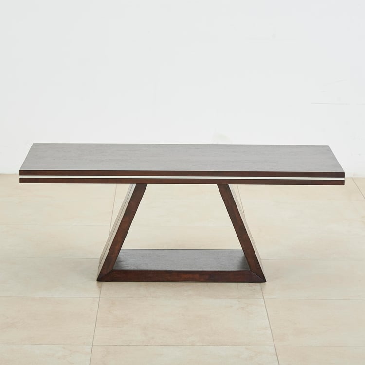 Valencia Rubber Wood Coffee Table - Brown