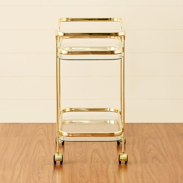 Montoya Serving Trolley - Gold