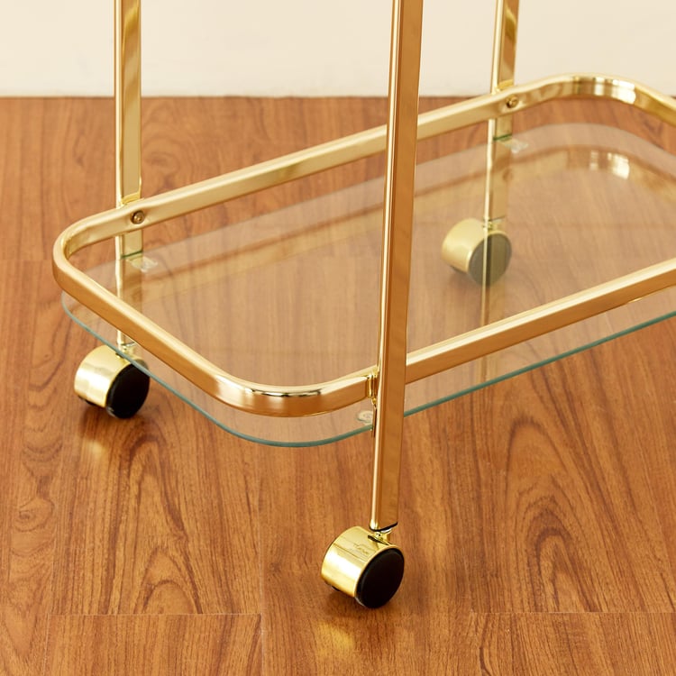 Montoya Serving Trolley - Gold