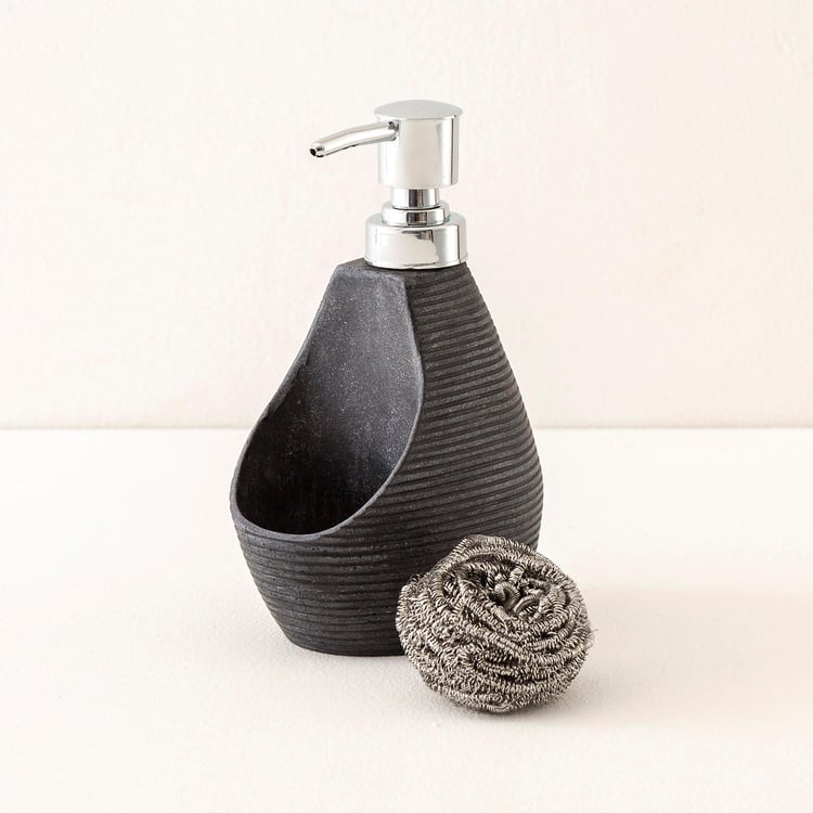 Corsica Carter Ken Polyresin Soap Dispenser with Scrub