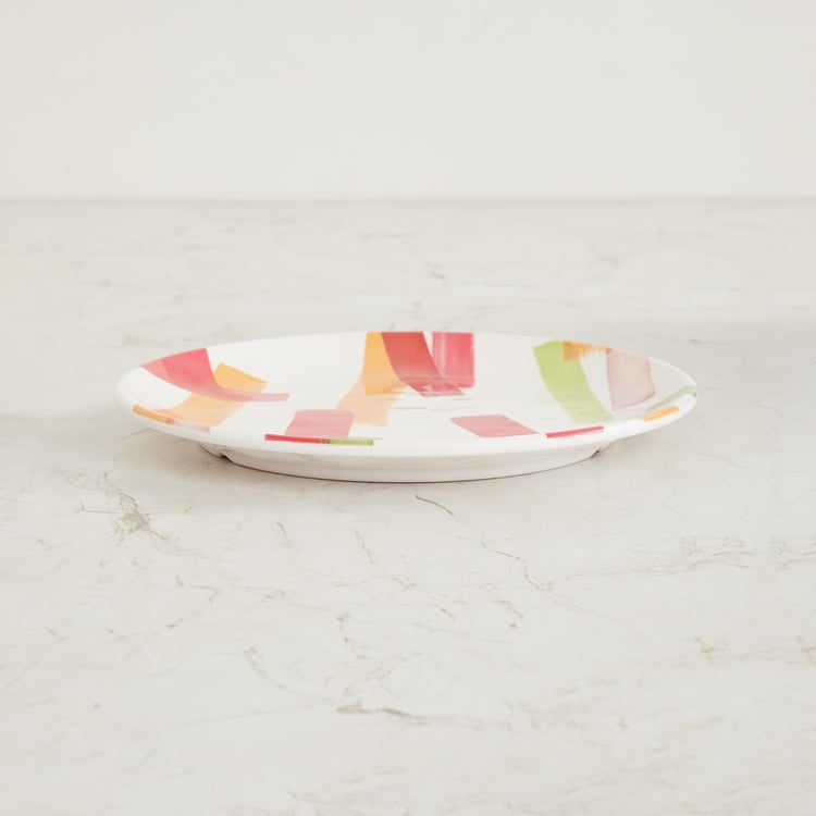 Truffles Multicolour Printed Melamine Side Plate - 22cm