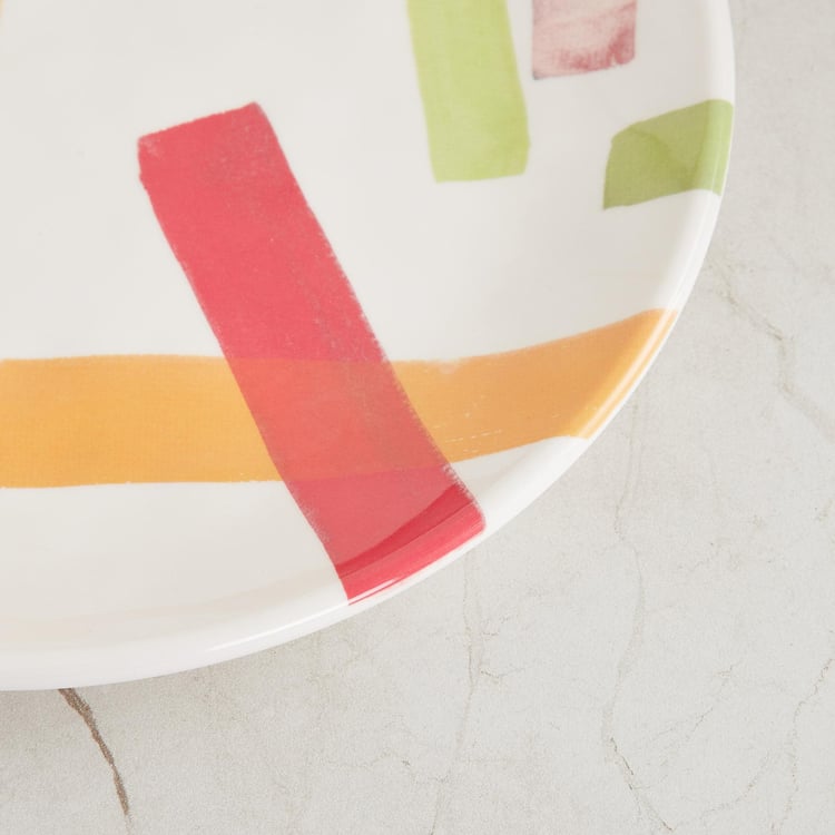 Truffles Multicolour Printed Melamine Side Plate - 22cm