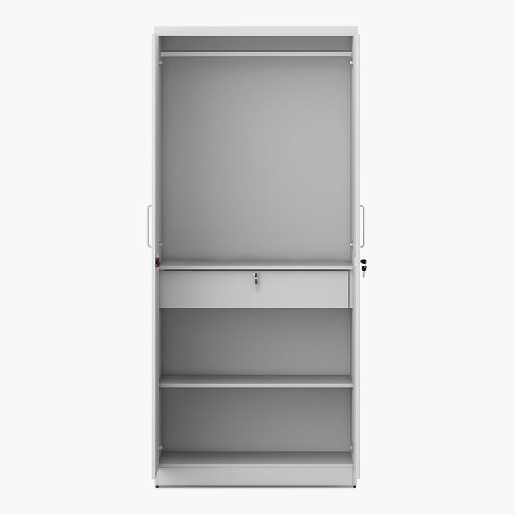 Helios Reynan 2-Door Wardrobe - White