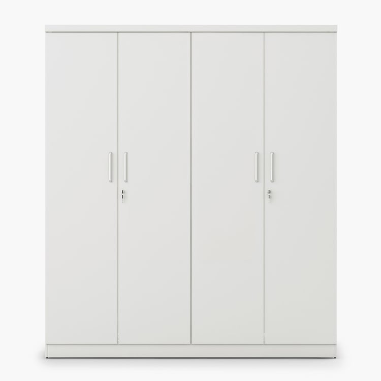 Helios Reynan 4-Door Wardrobe - White