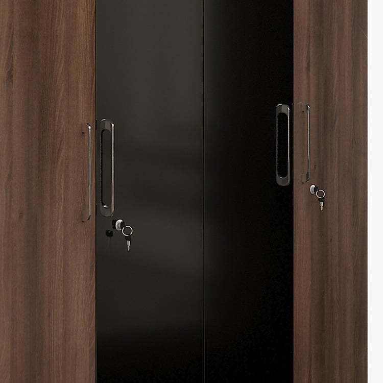 Clover Particle Wood 4 Door Swing Wardrobe