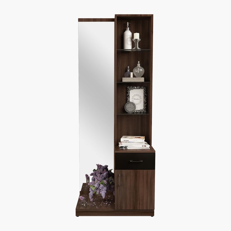 Clover Engineered Wood Dressing Table with Mirror