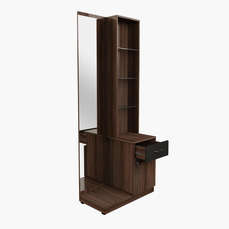 Clover Engineered Wood Dressing Table with Mirror
