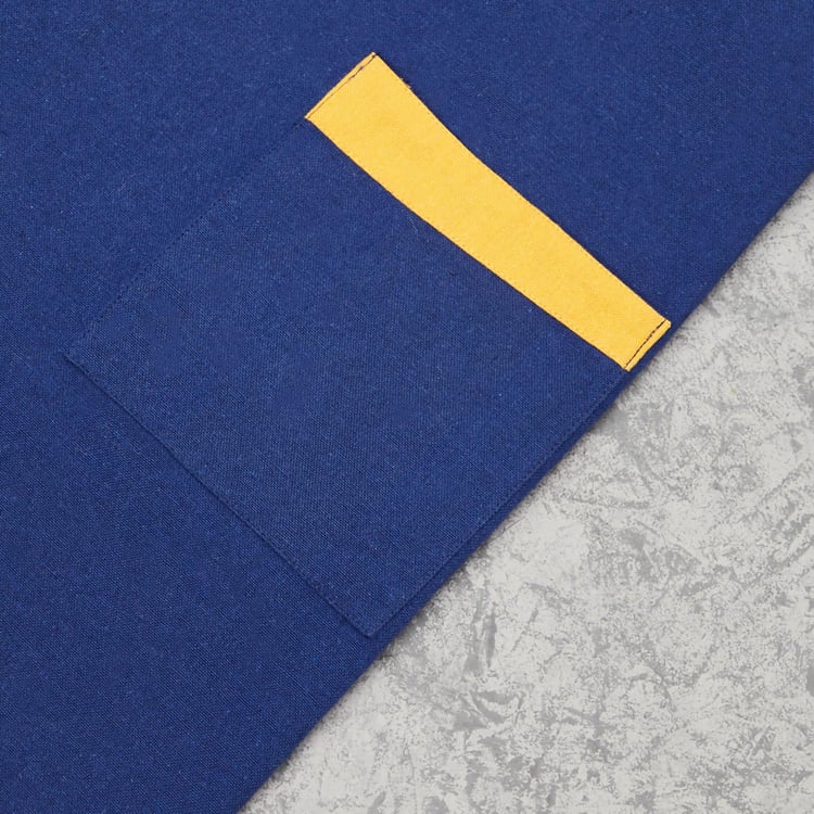 Bohochic Blue Printed Cotton Apron - 60 x 74 cm