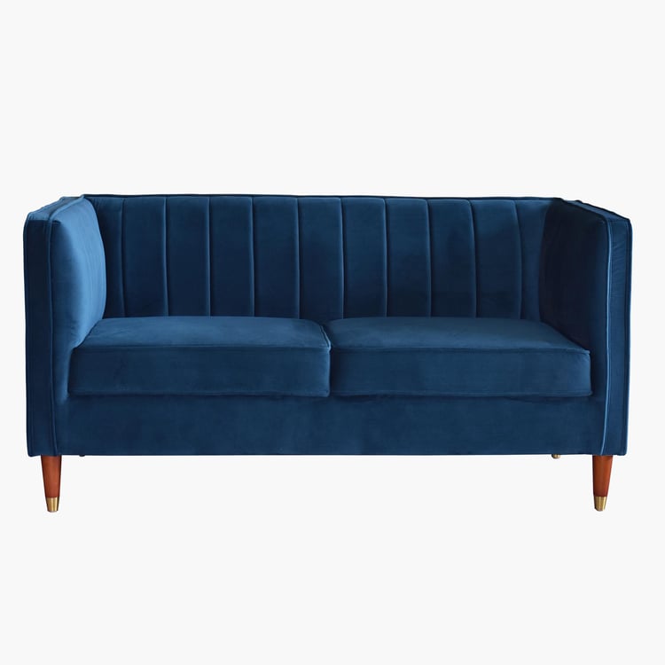 Kelly Fabric 2-Seater Sofa - Teal