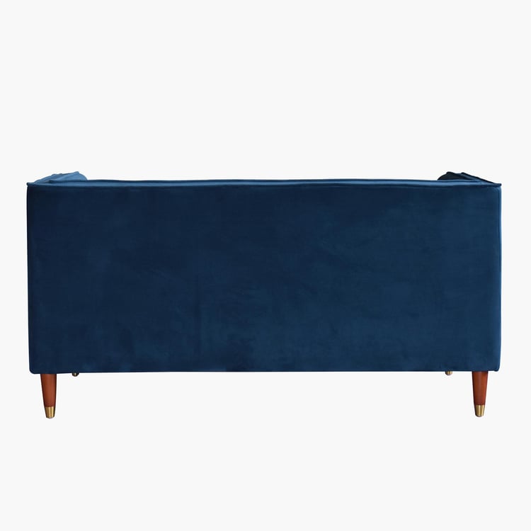 Kelly Fabric 2-Seater Sofa - Teal