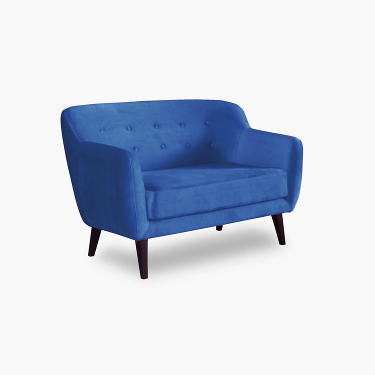 Riki Fabric 2-Seater Sofa - Blue