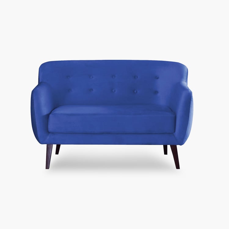 Riki Fabric 2-Seater Sofa - Blue