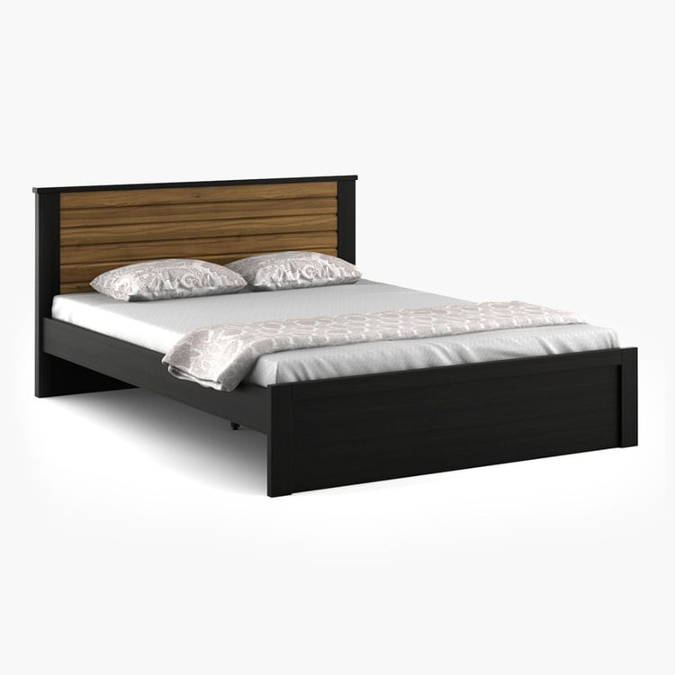 Helios Rhine Lyon King Bed - Black