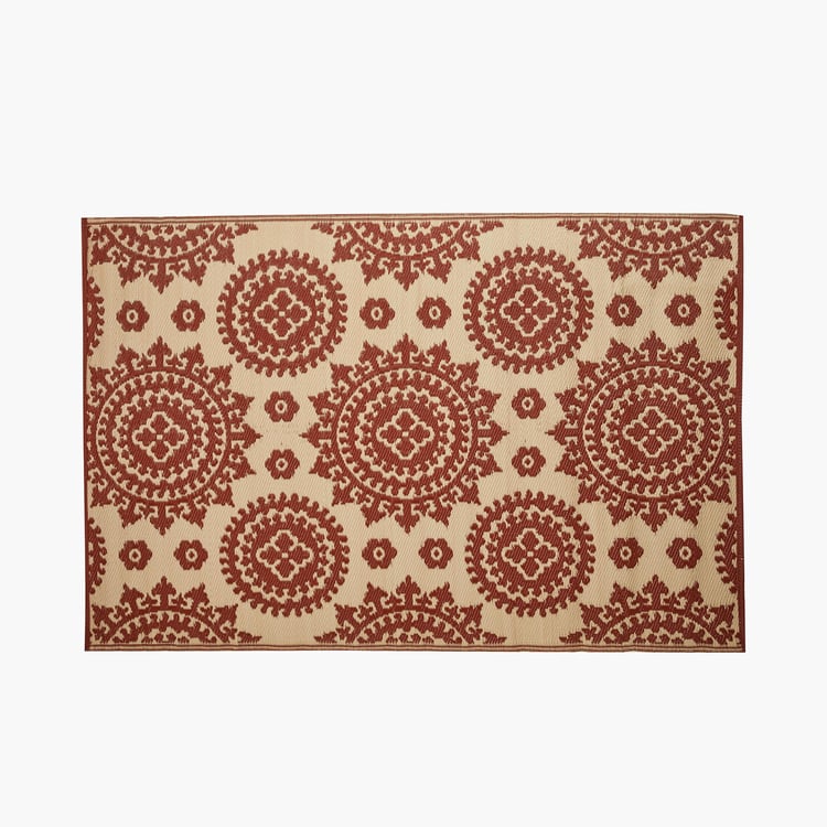 Canterbury Textured Polypropylene Multicolour Woven Mat - 120x180 cm