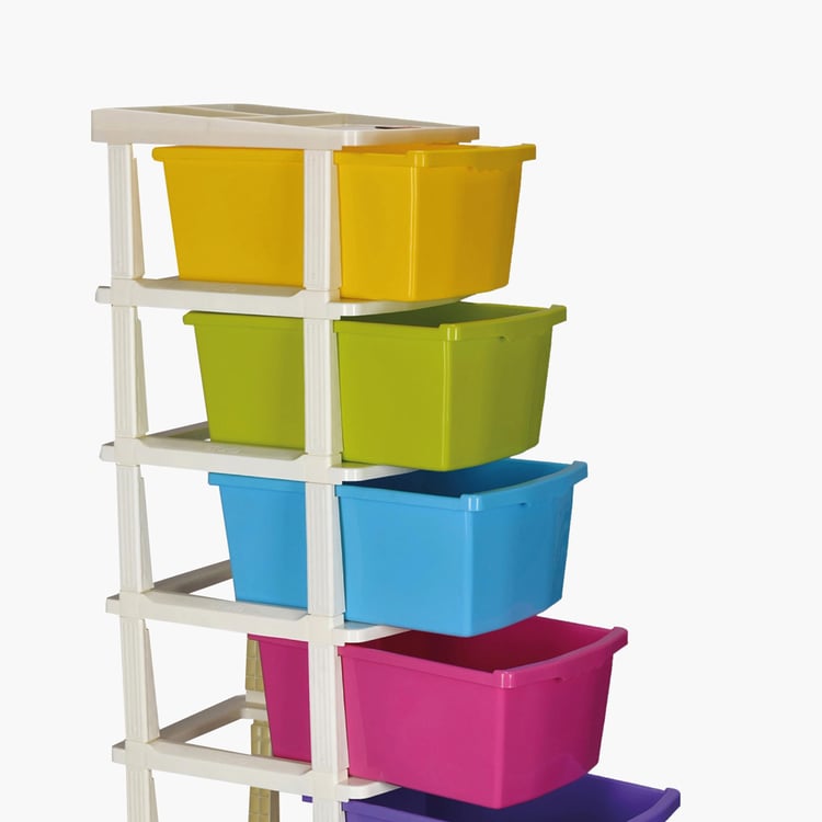 BATHLA Stomo Modular 5-Tier Extra-Large Multi-Purpose Storage Drawer