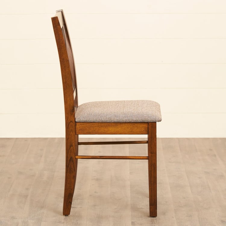 Quadro 4-Seater Dining Set with Chairs and Bench - Brown