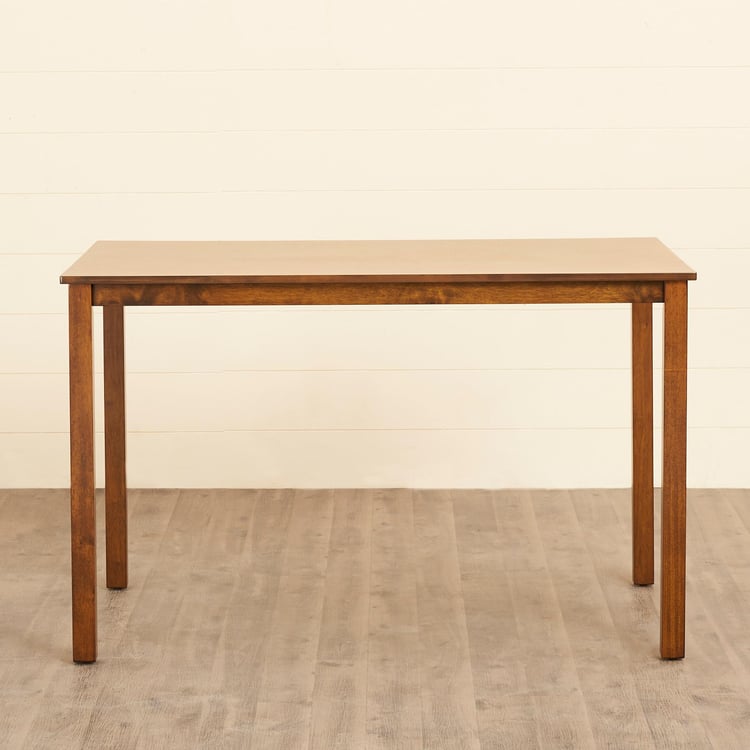 Quadro 4-Seater Dining Set with Chairs and Bench - Brown