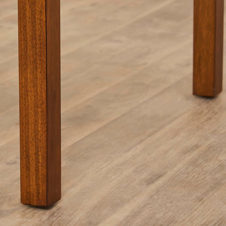 Quadro 4-Seater Dining Set with Chairs and Bench - Brown