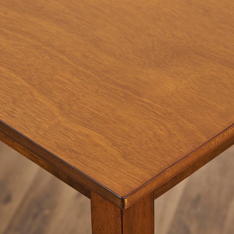 Quadro 4-Seater Dining Set with Chairs and Bench - Brown