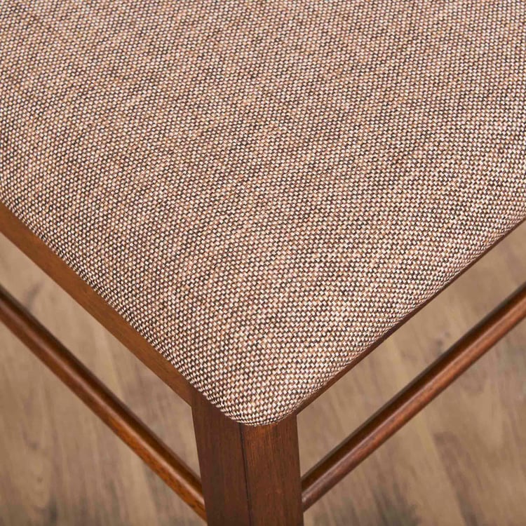 Quadro 4-Seater Dining Set with Chairs and Bench - Brown