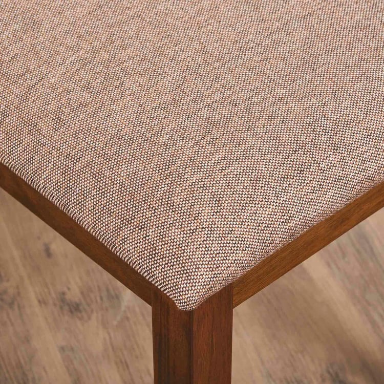 Quadro 4-Seater Dining Set with Chairs and Bench - Brown