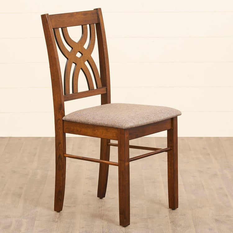 Quadro 4-Seater Dining Set with Chairs and Bench - Brown